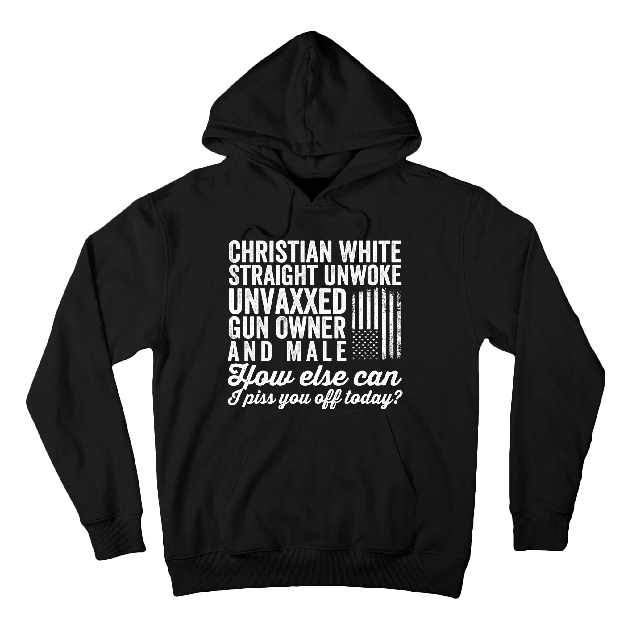 Christian White Straight Republican Unvaxxed Gun Owner Meat Tall Hoodie