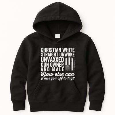 Christian White Straight Republican Unvaxxed Gun Owner Meat Kids Hoodie