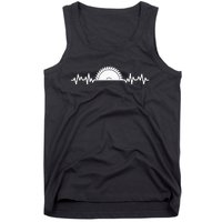 Carpenter Woodworking Saw Heartbeat Tank Top