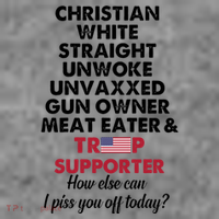 Christian White Straight Republican Unvaxxed Gun Owner Meat Sustainable Beanie