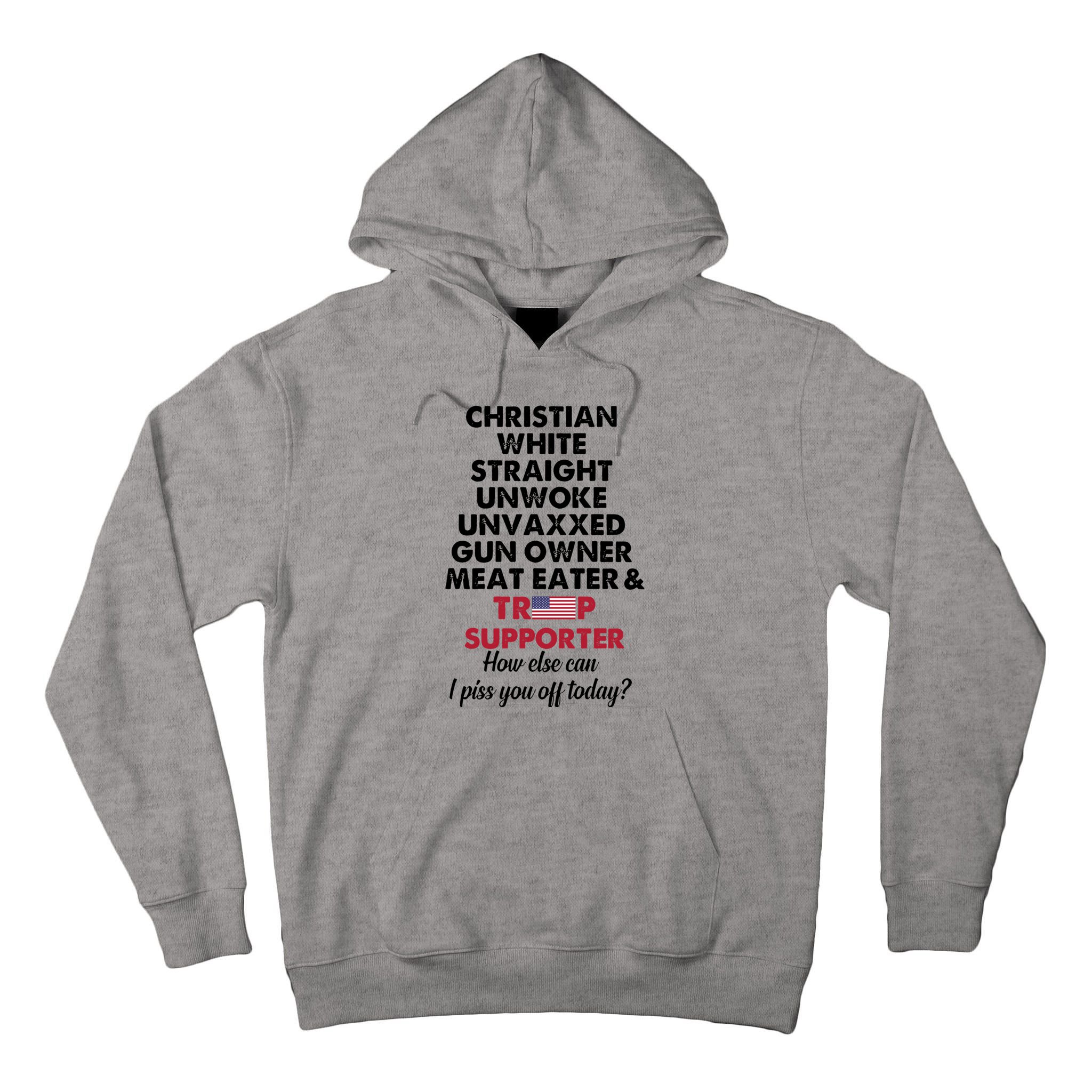 Christian White Straight Republican Unvaxxed Gun Owner Meat Tall Hoodie