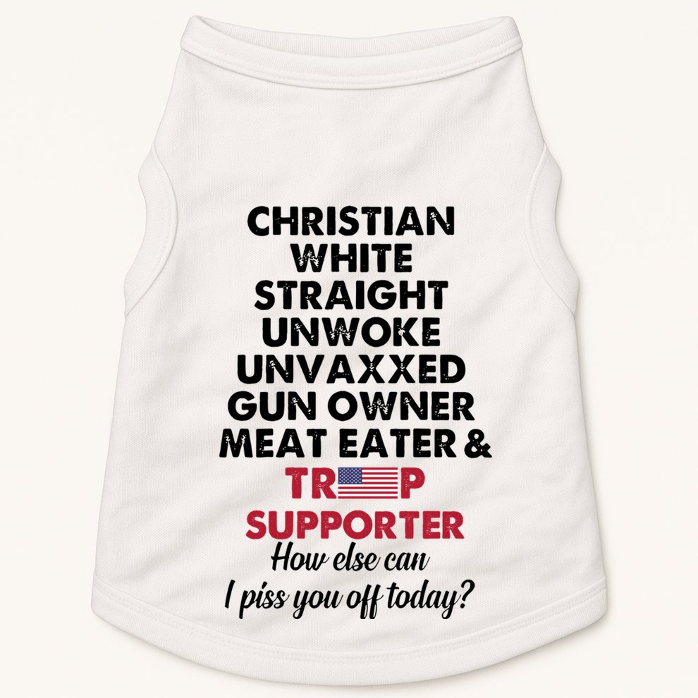 Christian White Straight Republican Unvaxxed Gun Owner Meat Doggie Tank