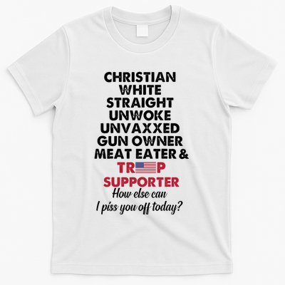 Christian White Straight Republican Unvaxxed Gun Owner Meat T-Shirt