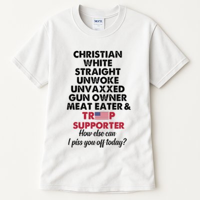 Christian White Straight Republican Unvaxxed Gun Owner Meat Tall T-Shirt