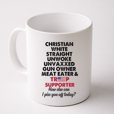 Christian White Straight Republican Unvaxxed Gun Owner Meat Mug