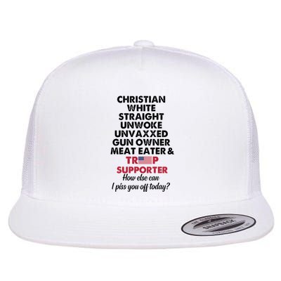 Christian White Straight Republican Unvaxxed Gun Owner Meat Flatbill Hat