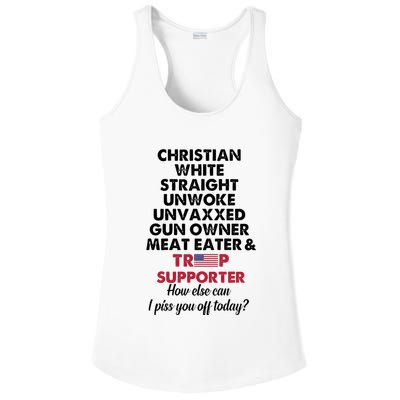 Christian White Straight Republican Unvaxxed Gun Owner Meat Ladies PosiCharge Competitor Racerback Tank