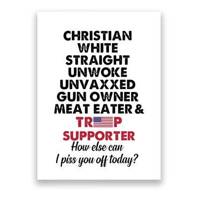 Christian White Straight Republican Unvaxxed Gun Owner Meat Poster