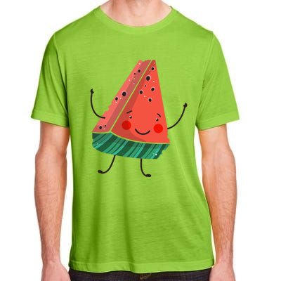 Cute Watermelon Slice Gift Adult ChromaSoft Performance T-Shirt