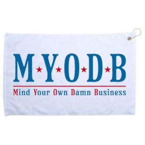 Coach Walz Sayings Mind Your Own Damn Business Harris Walz Grommeted Golf Towel