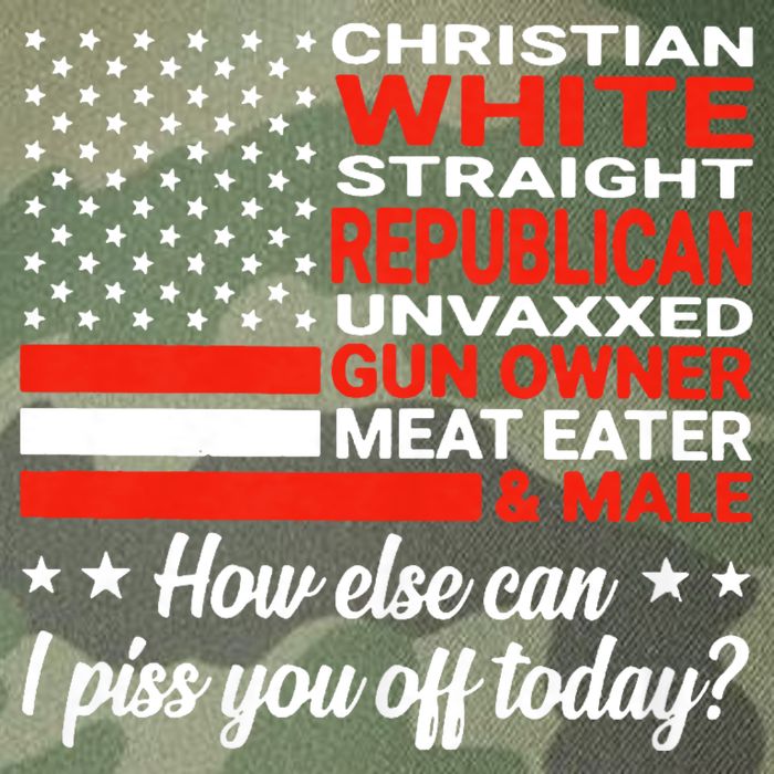 Christian White Straight Republican Unvaxxed Gun Owner Meat Legacy Tie Dye Trucker Hat
