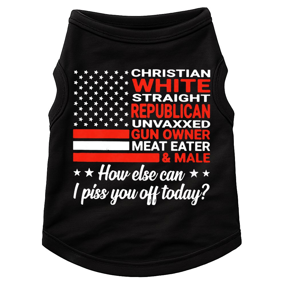 Christian White Straight Republican Unvaxxed Gun Owner Meat Doggie Tank