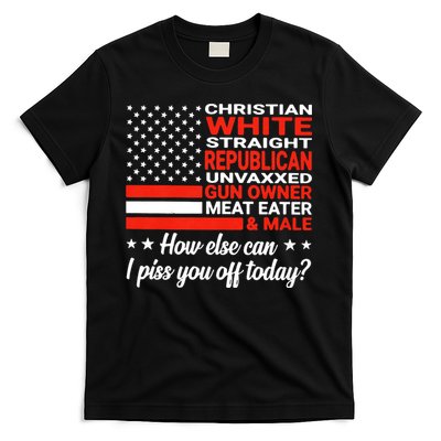 Christian White Straight Republican Unvaxxed Gun Owner Meat T-Shirt