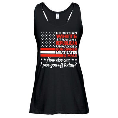 Christian White Straight Republican Unvaxxed Gun Owner Meat Ladies Essential Flowy Tank
