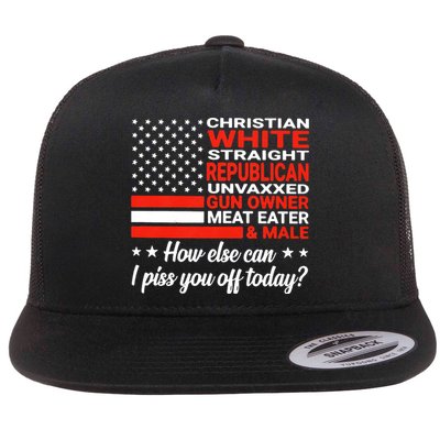 Christian White Straight Republican Unvaxxed Gun Owner Meat Flatbill Hat