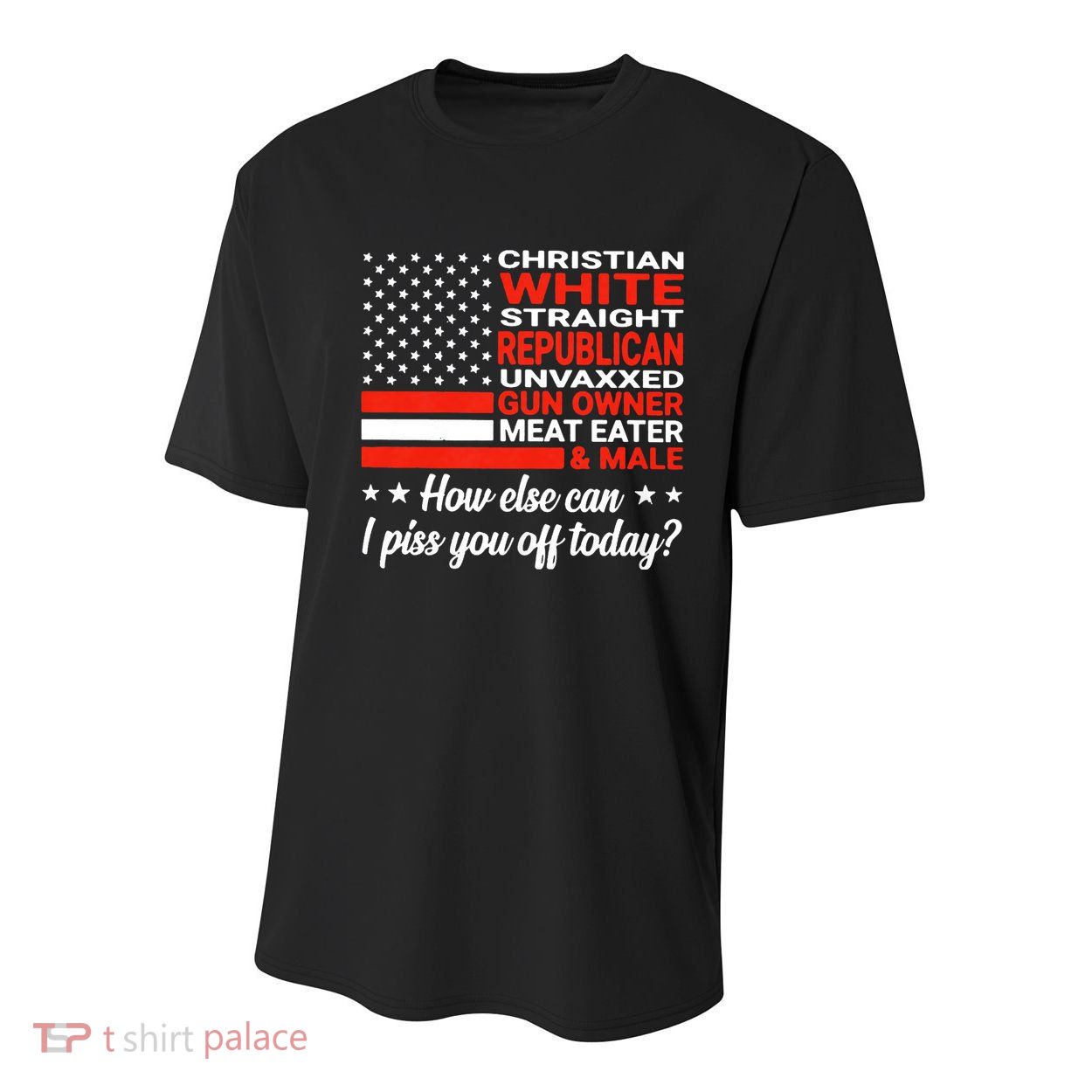 Christian White Straight Republican Unvaxxed Gun Owner Meat Youth Performance Sprint T-Shirt