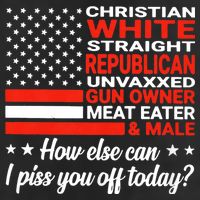 Christian White Straight Republican Unvaxxed Gun Owner Meat Golf Towel