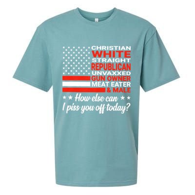 Christian White Straight Republican Unvaxxed Gun Owner Meat Sueded Cloud Jersey T-Shirt