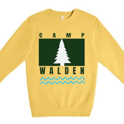 Camp Walden Summer Camp  Summer Camp Premium Crewneck Sweatshirt