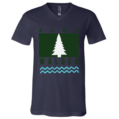 Camp Walden Summer Camp  Summer Camp V-Neck T-Shirt