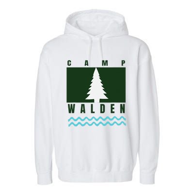 Camp Walden Summer Camp  Summer Camp Garment-Dyed Fleece Hoodie