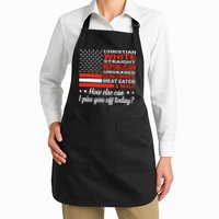 Christian White Straight Republican Unvaxxed Gun Owner Meat Apron