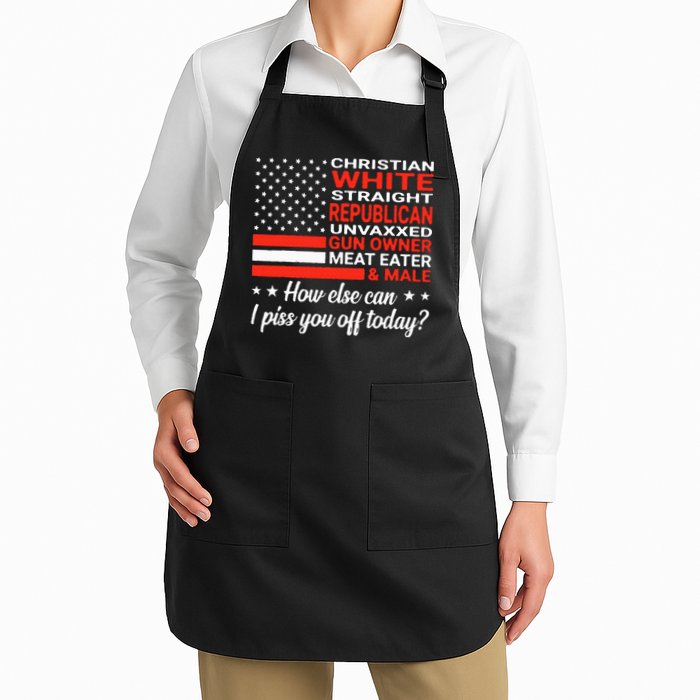 Christian White Straight Republican Unvaxxed Gun Owner Meat Apron