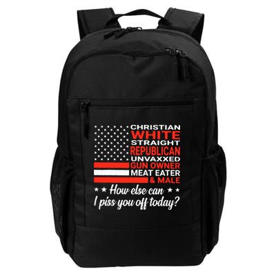 Christian White Straight Republican Unvaxxed Gun Owner Meat Backpack