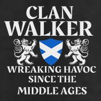 Clan Walker Scottish Family Kilt Tartan Lion 11oz C Handle Ceramic Mug