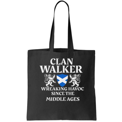 Clan Walker Scottish Family Kilt Tartan Lion Bag