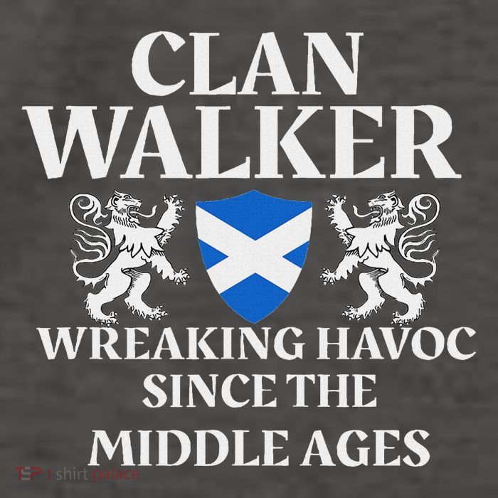 Clan Walker Scottish Family Kilt Tartan Lion Vector Backpack
