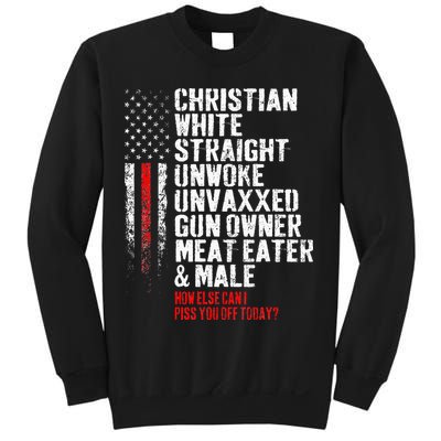 Christian White Straight Unwoke Unvaxxed Gun Owner Sweatshirt
