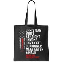 Christian White Straight Unwoke Unvaxxed Gun Owner Bag