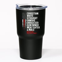 Christian White Straight Unwoke Unvaxxed Gun Owner Tumbler