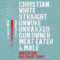 Christian White Straight Unwoke Unvaxxed Gun Owner Sueded Cloud Jersey T-Shirt