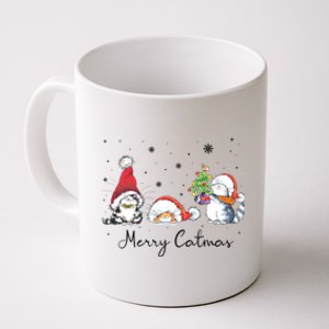 Cats With Santa Hat Merry Catmas Cat Lover Christmas Gift Cool Gift Coffee Mug