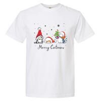 Cats With Santa Hat Merry Catmas Cat Lover Christmas Gift TShirt Garment-Dyed Heavyweight T-Shirt