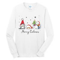 Cats With Santa Hat Merry Catmas Cat Lover Christmas Gift TShirt Tall Long Sleeve T-Shirt