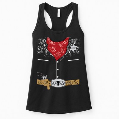 Cute Western Sheriff Costume For Kids Easy Halloween Womens Tank Top