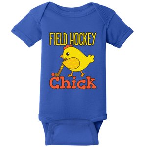 Chicks With Sticks Field Hockey Player Hockey Fan Baby Bodysuit