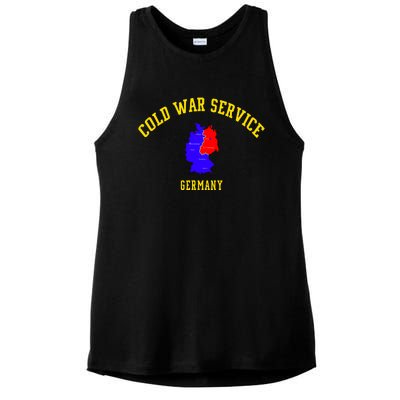 Cold War Service Germany Cold War Veteran Day Christmas Ladies PosiCharge Tri-Blend Wicking Tank