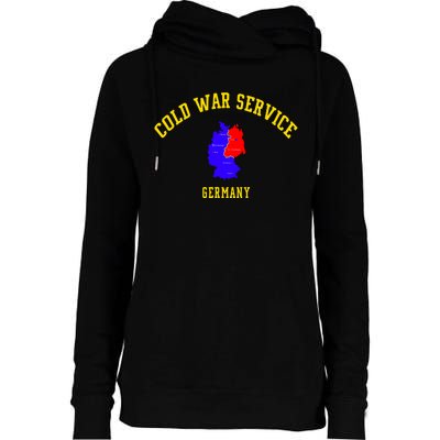 Cold War Service Germany Cold War Veteran Day Christmas Womens Funnel Neck Pullover Hood