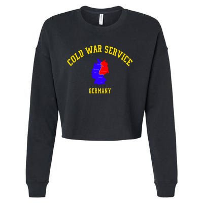 Cold War Service Germany Cold War Veteran Day Christmas Cropped Pullover Crew