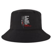 Christian White Straight Unwoke Unvaxxed Gun Owner Cool Comfort Performance Bucket Hat