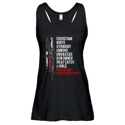 Christian White Straight Unwoke Unvaxxed Gun Owner Ladies Essential Flowy Tank