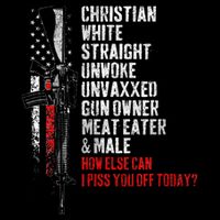 Christian White Straight Unwoke Unvaxxed Gun Owner Youth Performance Sprint T-Shirt