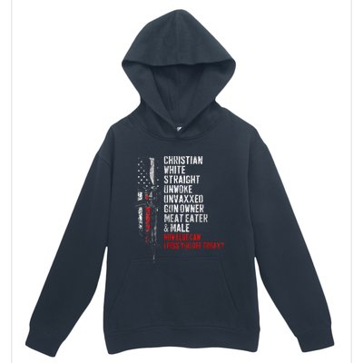 Christian White Straight Unwoke Unvaxxed Gun Owner Urban Pullover Hoodie