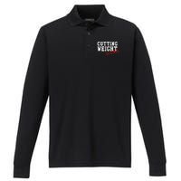 Cutting Weight Sucks Wrestling High School College Performance Long Sleeve Polo