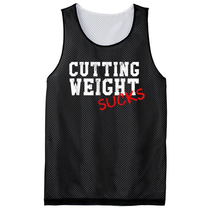 Cutting Weight Sucks Wrestling High School College Mesh Reversible Basketball Jersey Tank