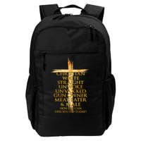 Christian White Straight Unwoke Unvaxxed Gun Owner How Else Can I Piss You Off T Backpack